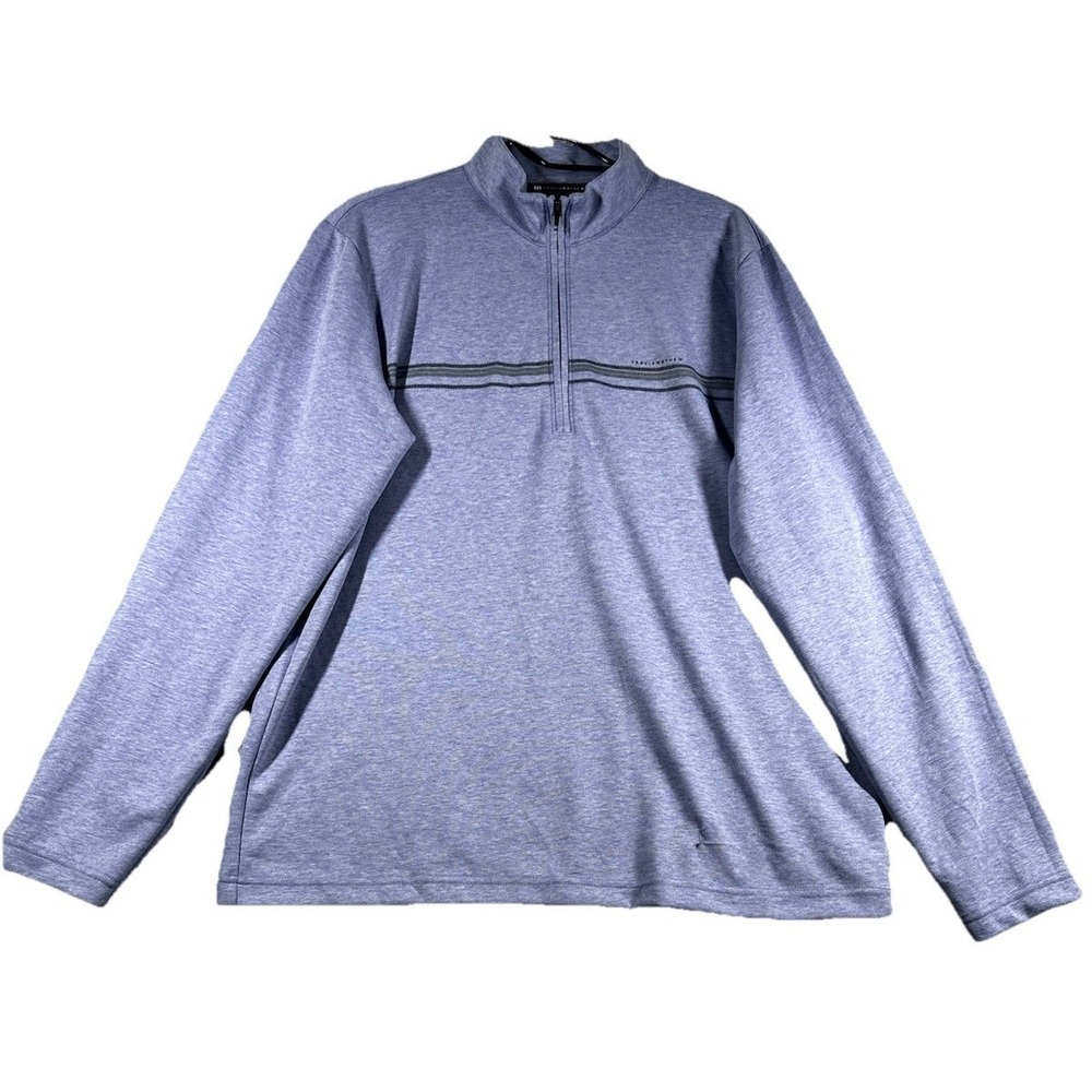 TRAVIS MATHEW Purple‎ Coveside 1/4 Zip Sweater Large New